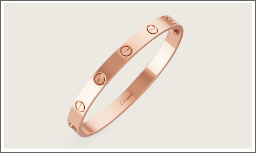 러브팔찌 핑크골드