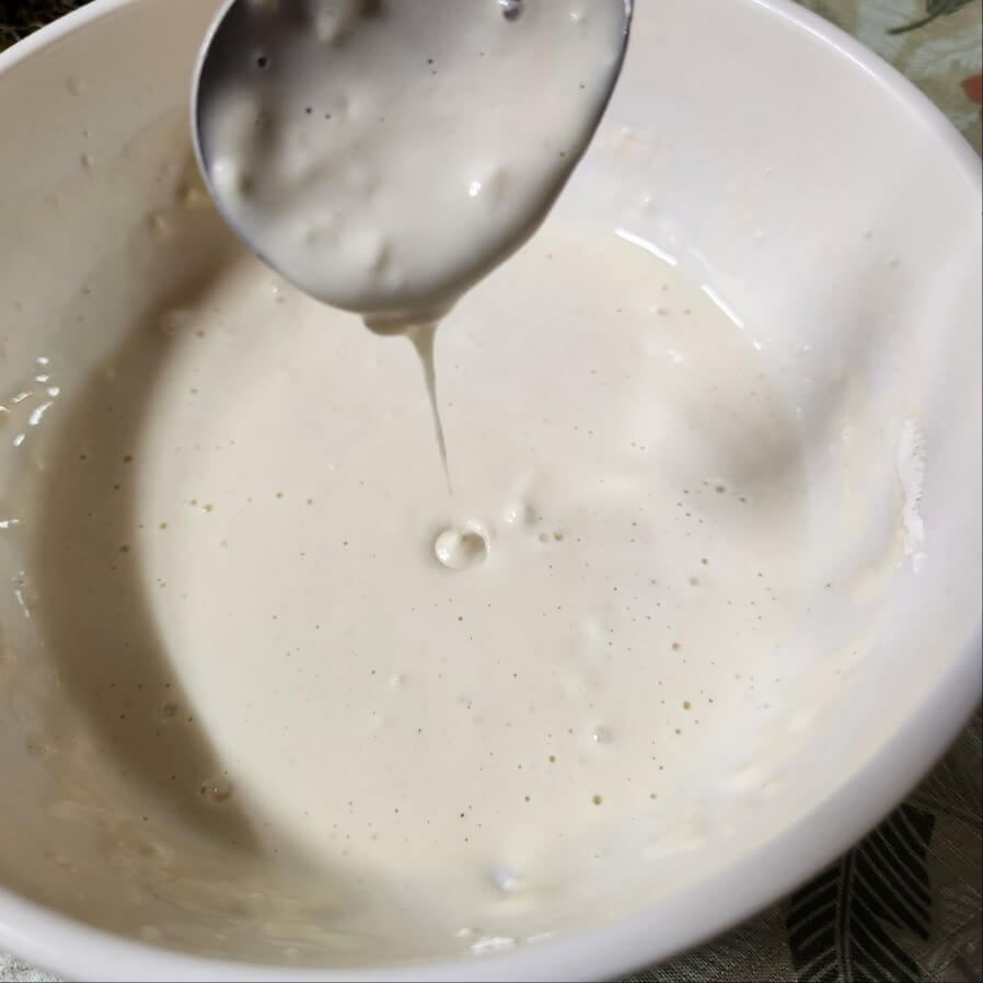 냉이튀김 반죽 농도 맞추는 방법