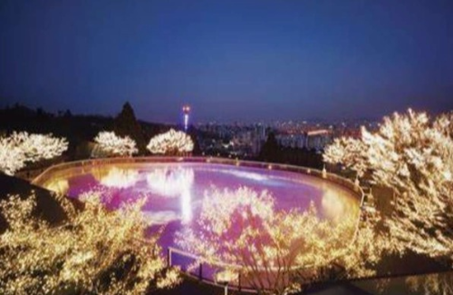 서울 하얏트 호텔 아이스링크 전경