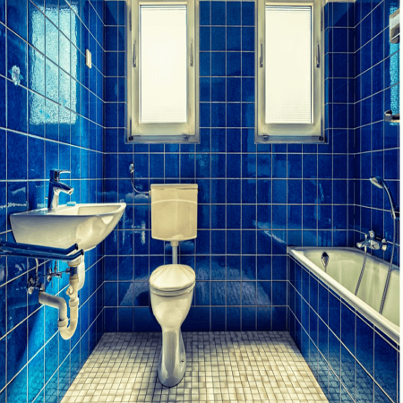 습식 화장실 모습