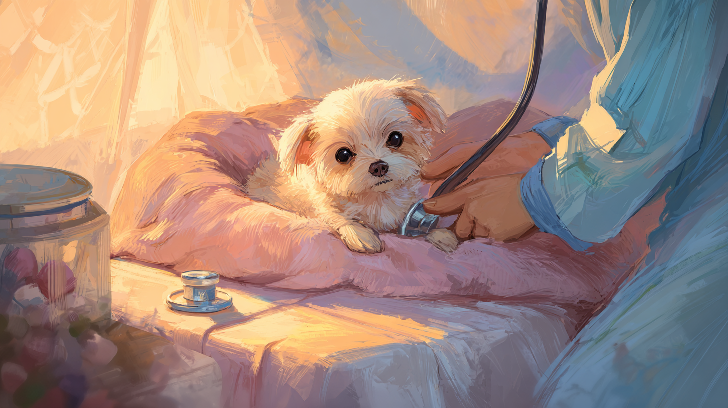 강아지 심장판막 수술(승모판폐쇄부전증)