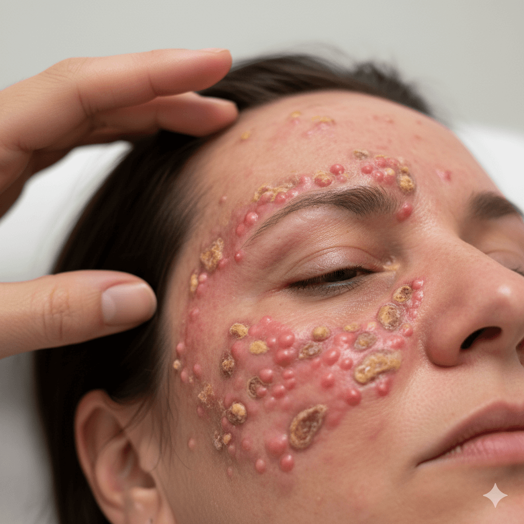 대상포진 증상 - 사진