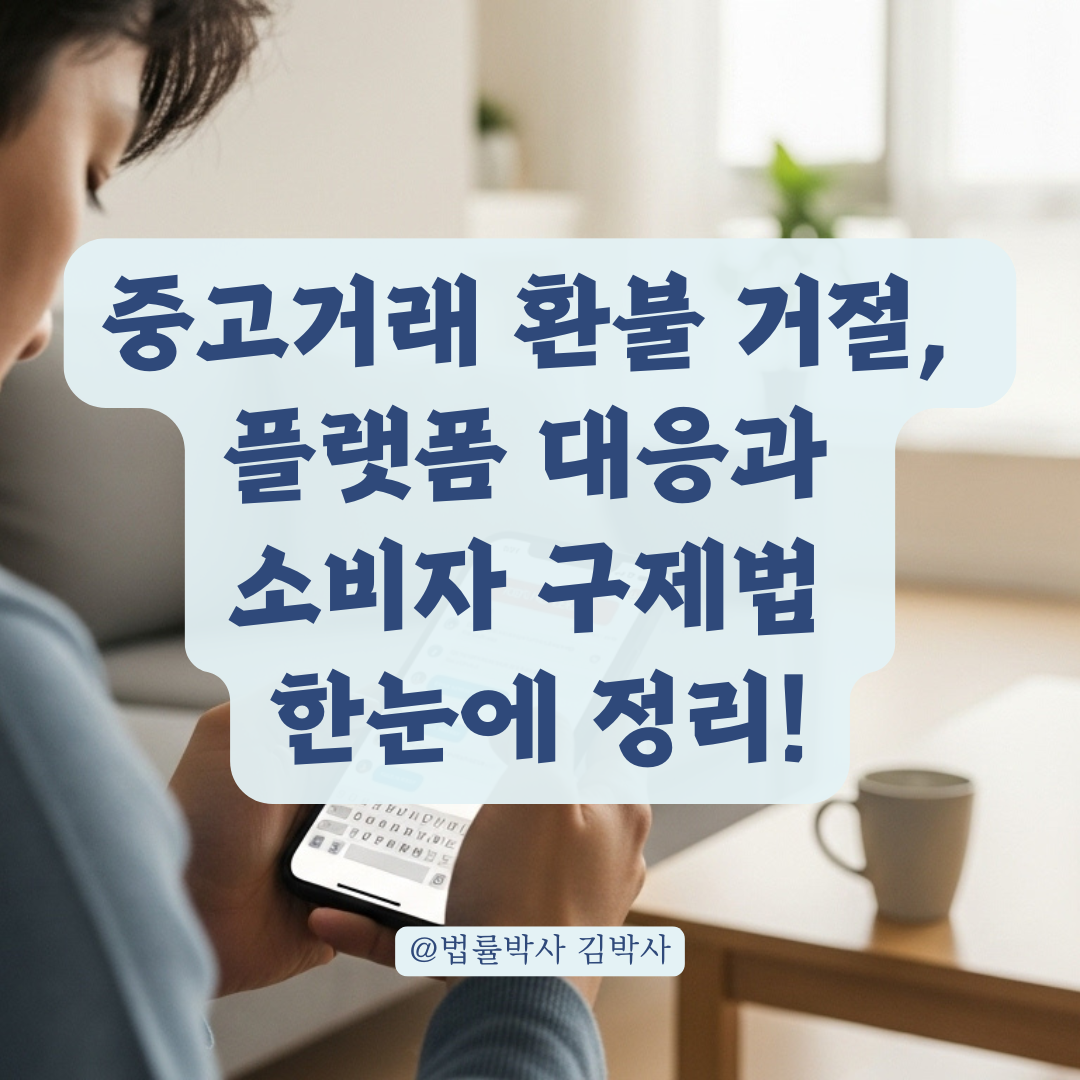 중고물품 환불 거절, 거래 플랫폼에서는 어떻게 처리해줄까?