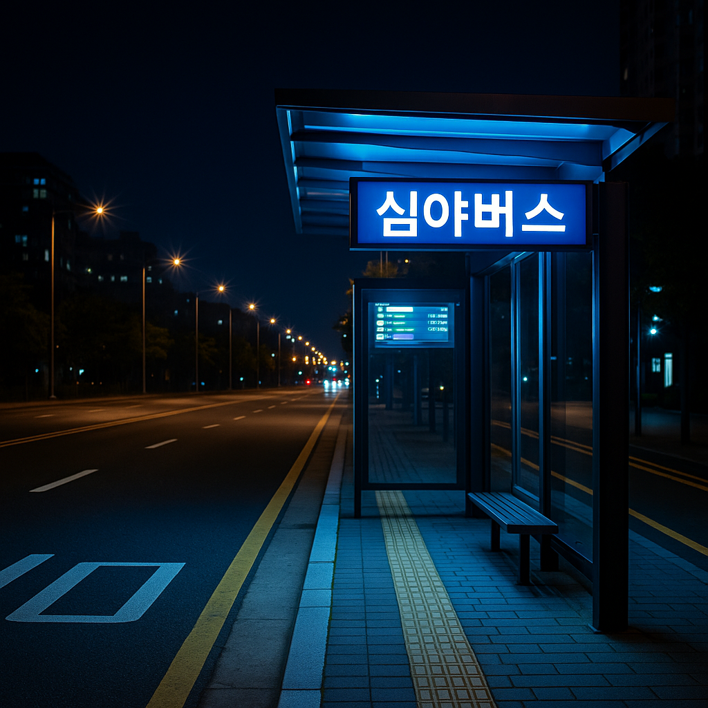 2025 아산 야간버스 배차간격 총정리 운행시간·노선·요금