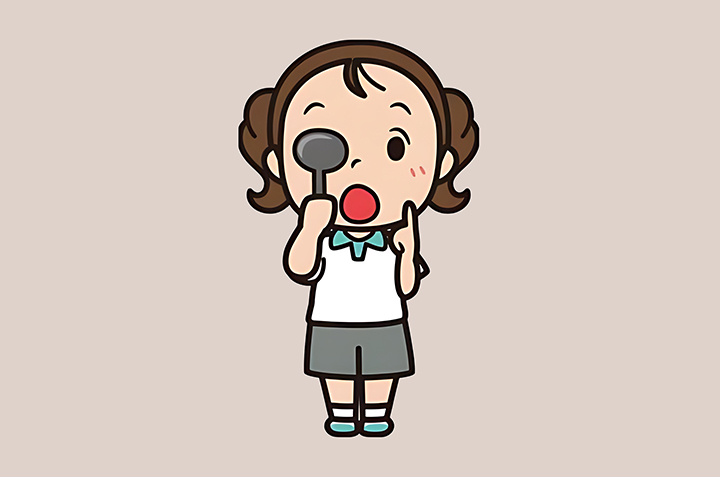 시력을-체크하는-여성