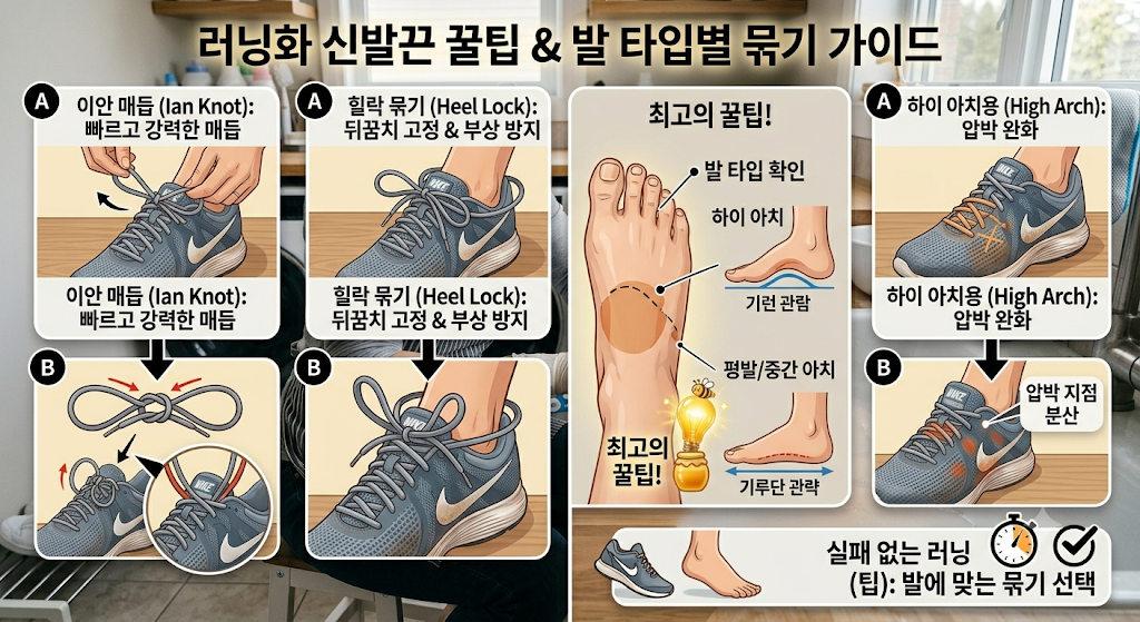 신발끈 묶기