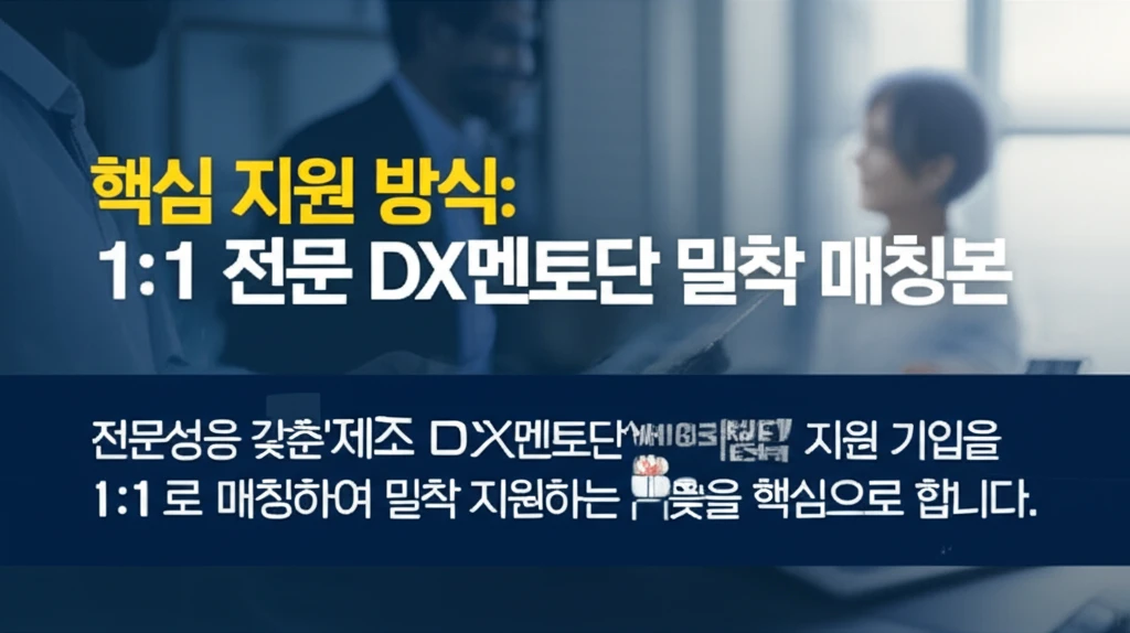 국내 제조 혁신 1:1 DX 멘토단이..