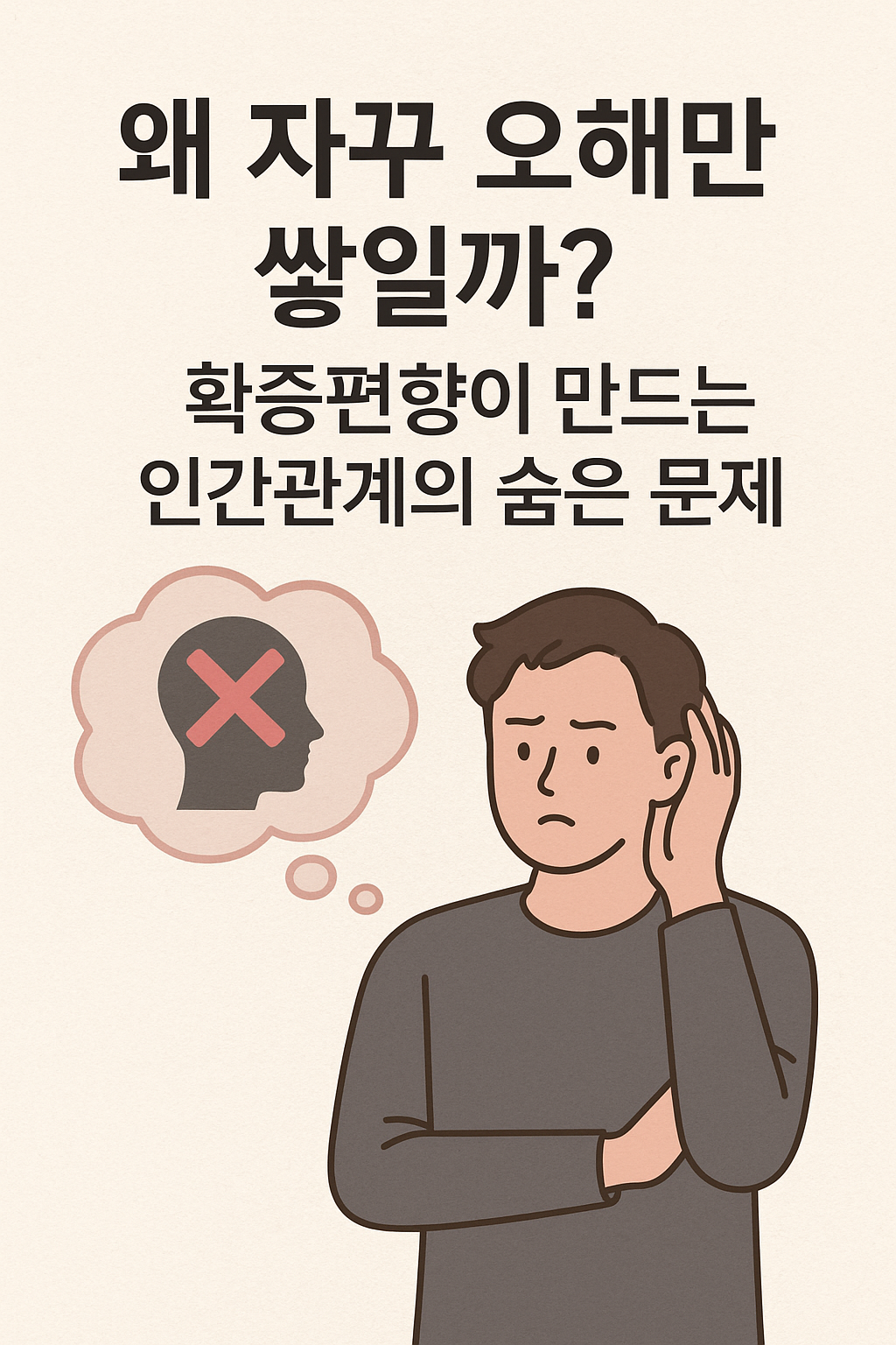 인간관계를 힘들게 하는 확증편향, 왜 자꾸 오해만 쌓일까?