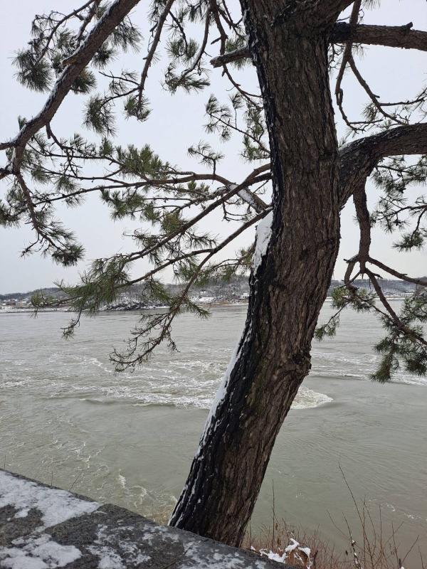 광성돈대 앞 울돌목