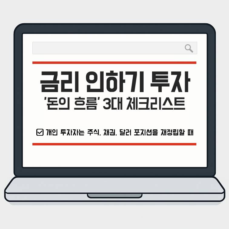 금리 인하기 투자 핵심 가이드 – 개인 투자자가 주식, 채권, 달러 포지션을 재정립해야 할 시기