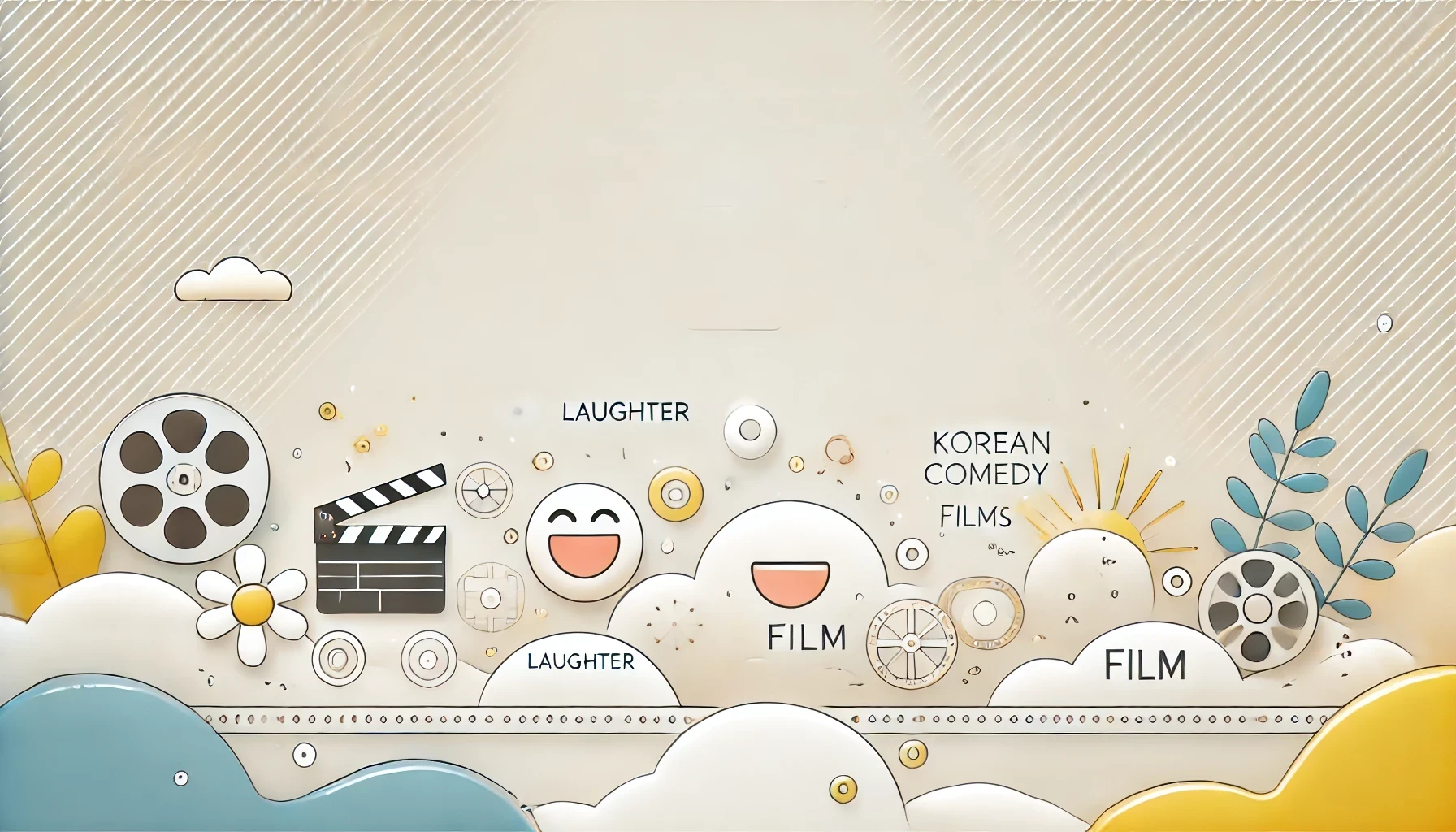 Film roll, smile image