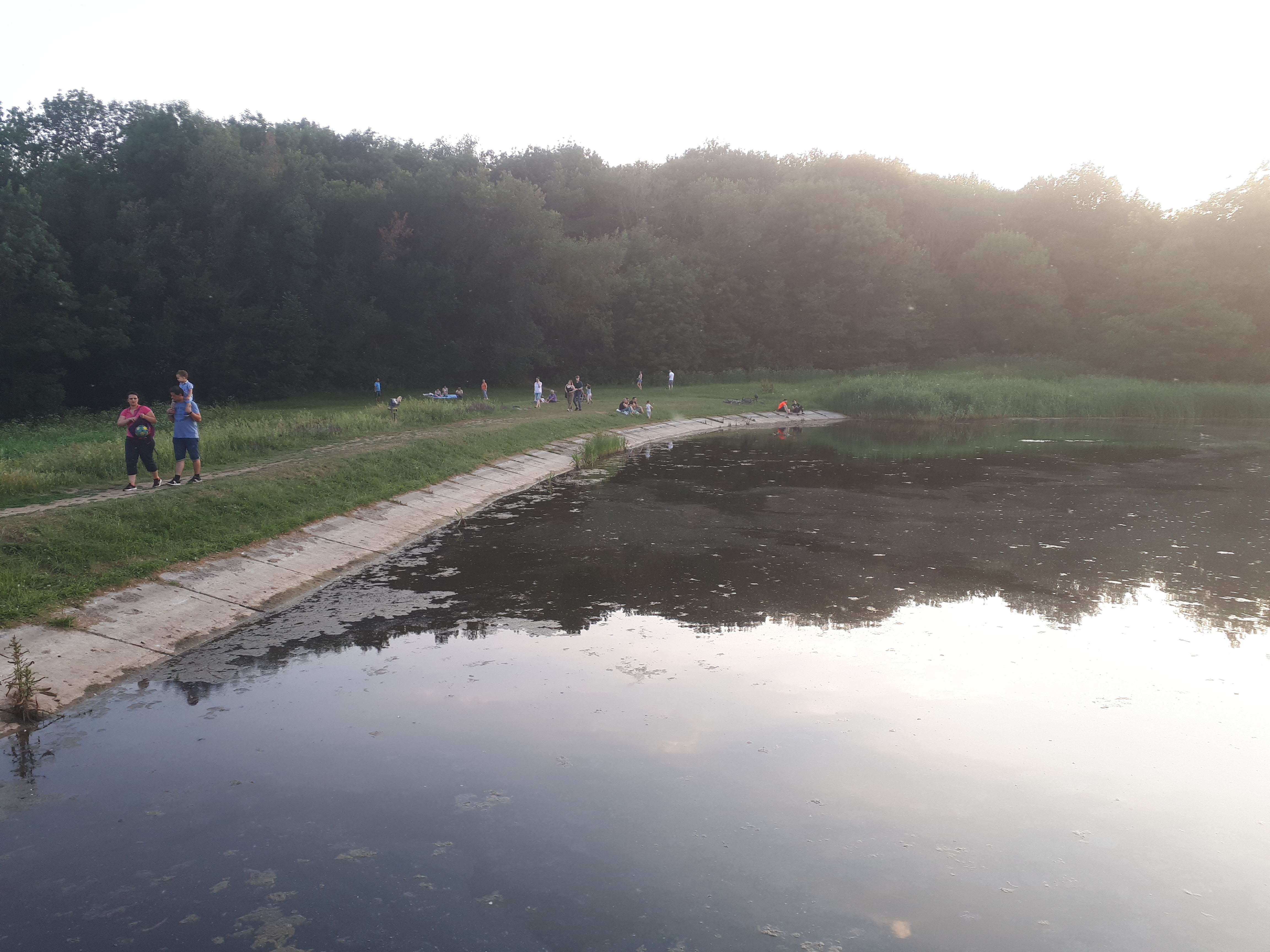 루마니아 이아시 코포우 공원 호수