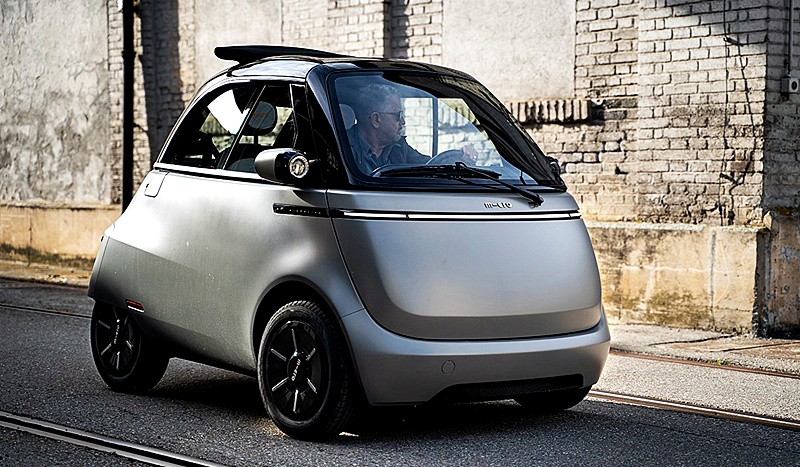 마이크로르노, 전기차, 초소형전기차, 동그란차