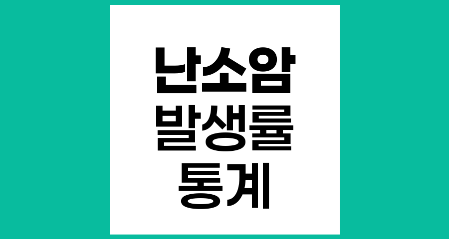 난소상피암 발생 빈도와 국내외 현황 분석
