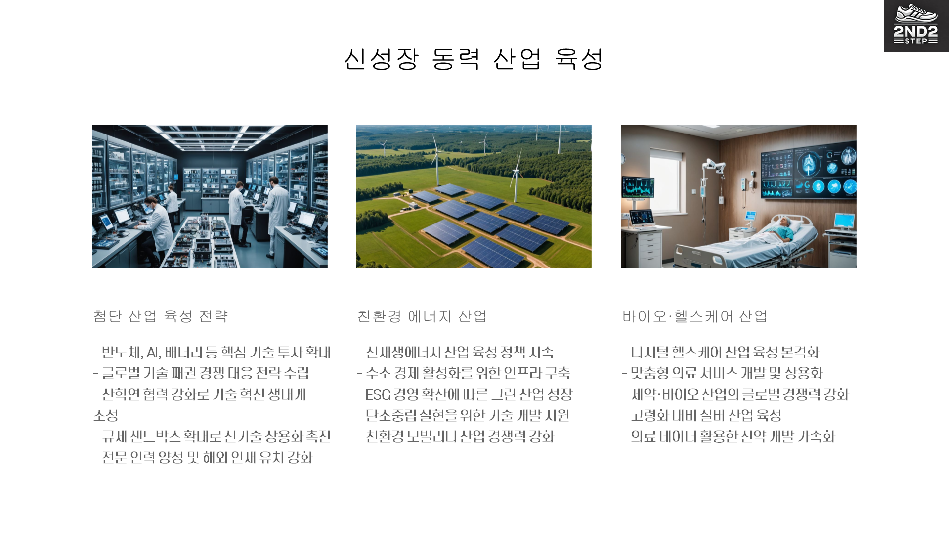 신성장 동력 산업육성