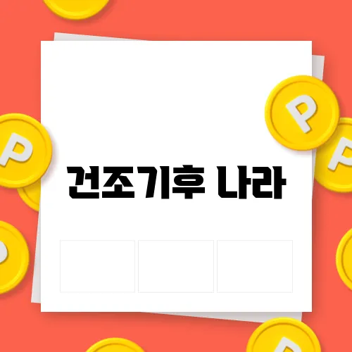 건조기후 나라