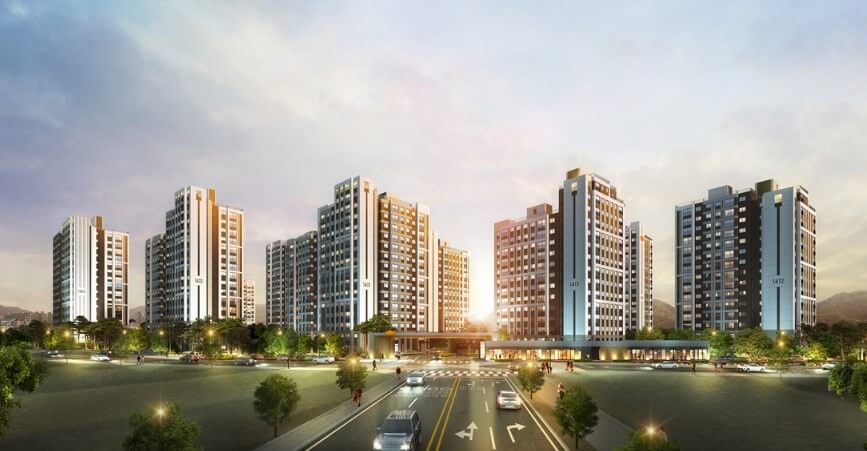 검단 이편한세상 어반센트로 조감도