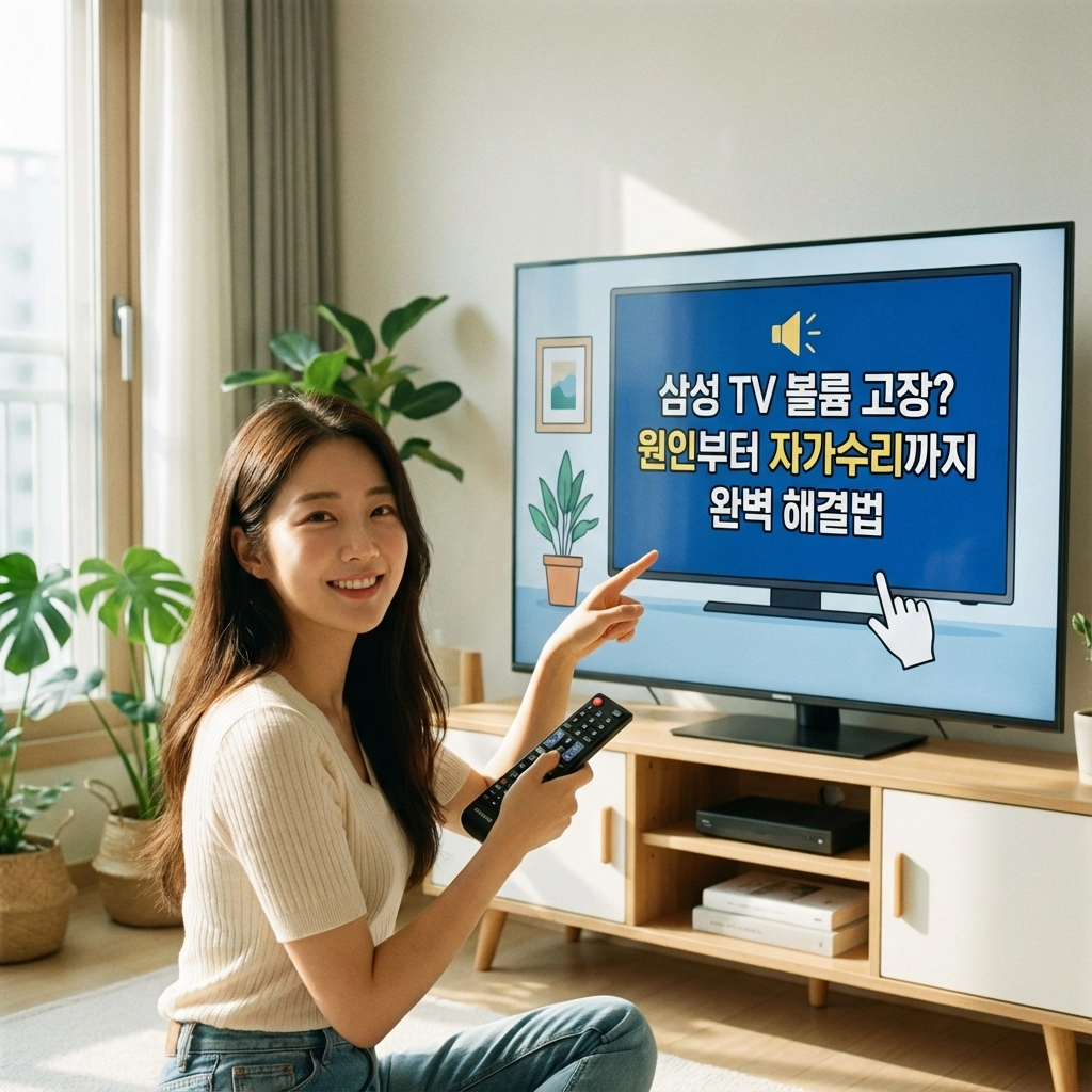 삼성 TV 볼륨 고장 원인부터 자가수리까지 완벽 해결법