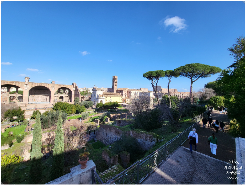 포로 로마노를 방문하다.