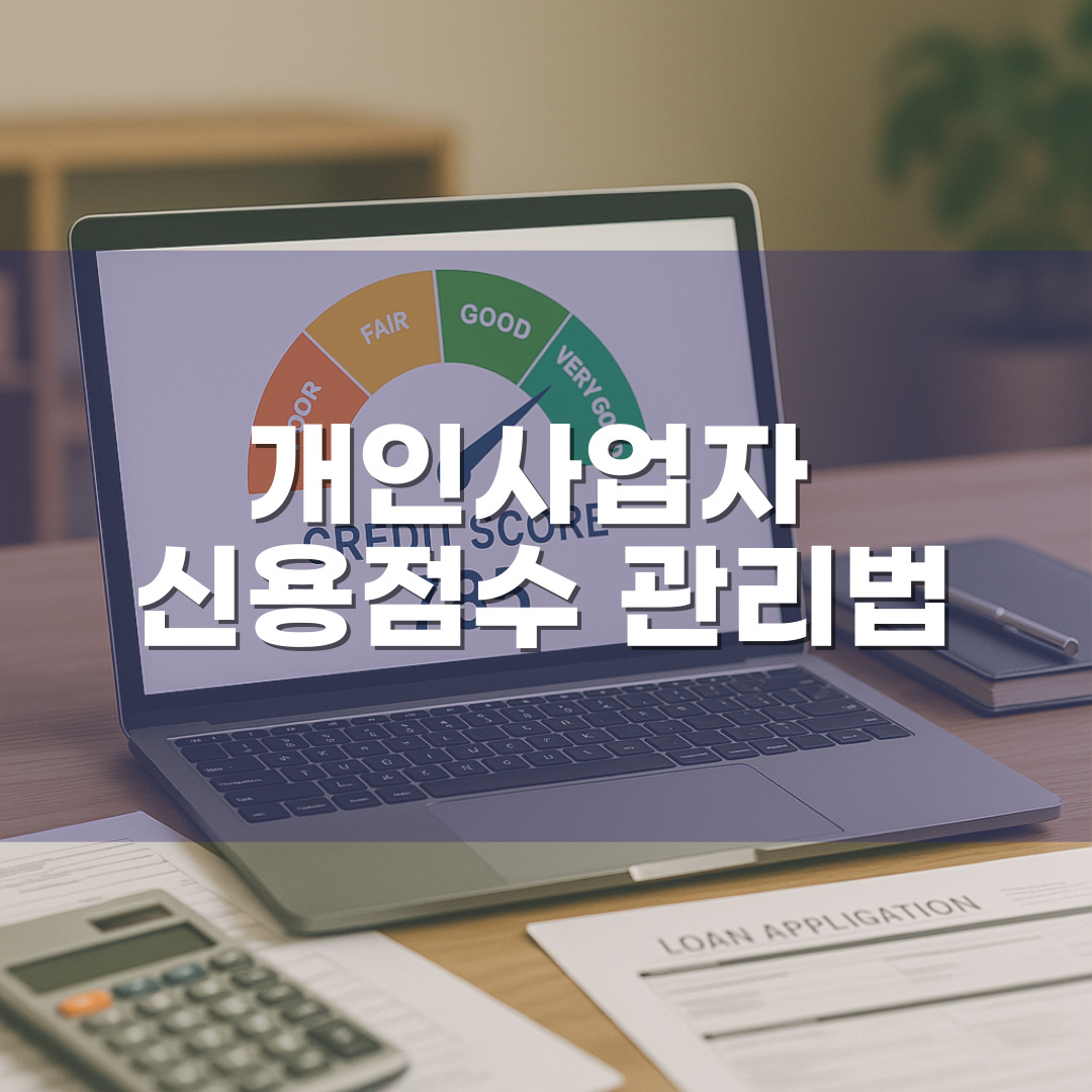 개인사업자 신용점수 관리법 – 사업자 대출과 신용등급의 상관관계