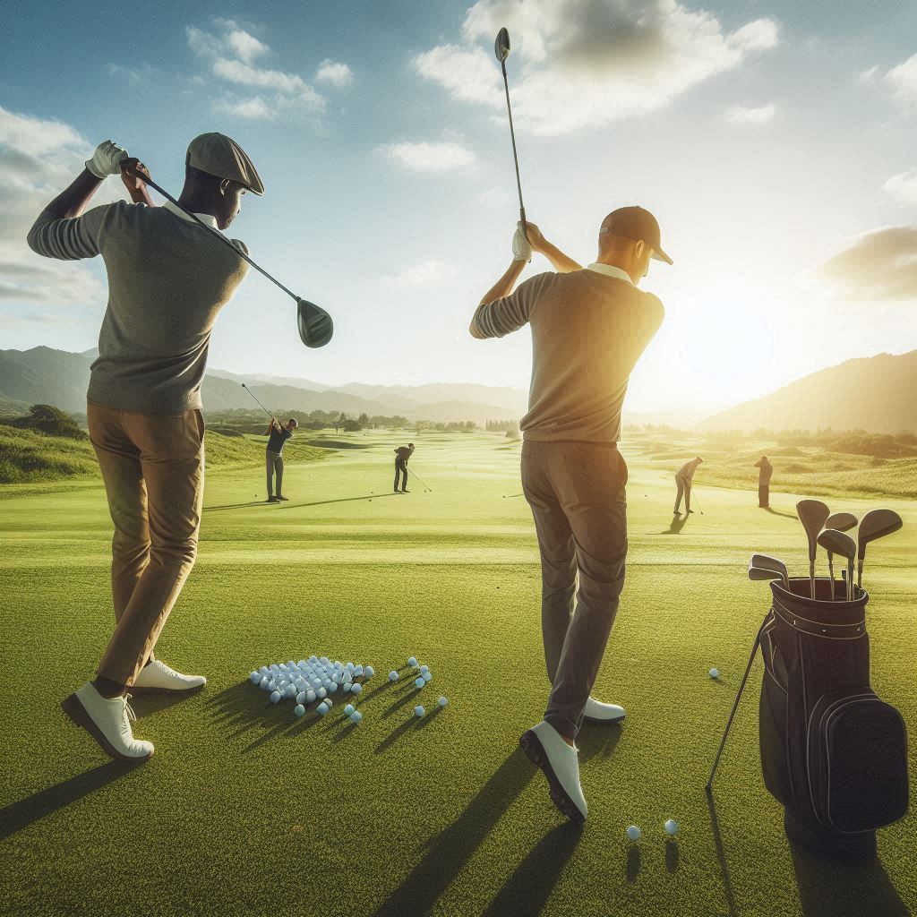 실외골프연습장 배경