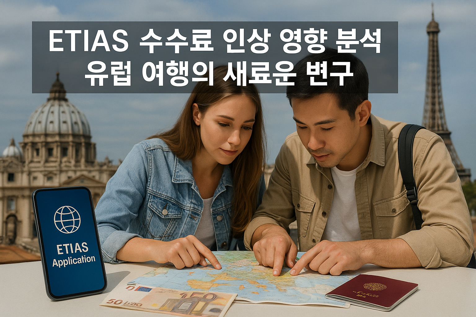 ETIAS 수수료 인상 영향 분석, 유럽 여행의 새로운 변수 관련 이미지