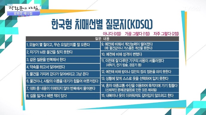치매 초기증상