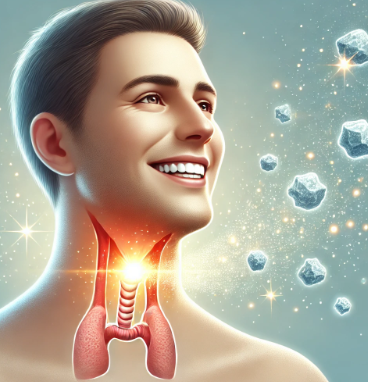 편도결석을 수술로 제거한후 상쾌한 그림