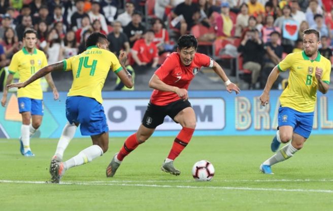 22년 한국대 브라질 평가전