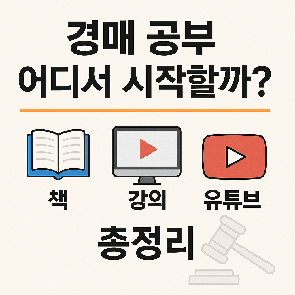 경매 입문자를 위한 공부 방법 총정리 썸네일