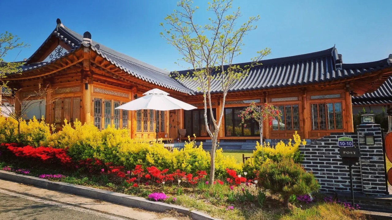 함평 청평헌 한옥펜션 모습