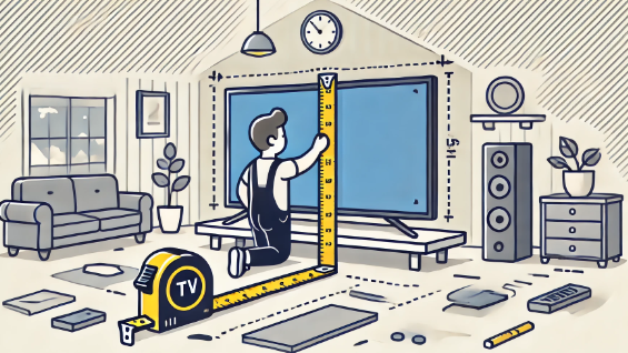 80인치 TV 크기 실측