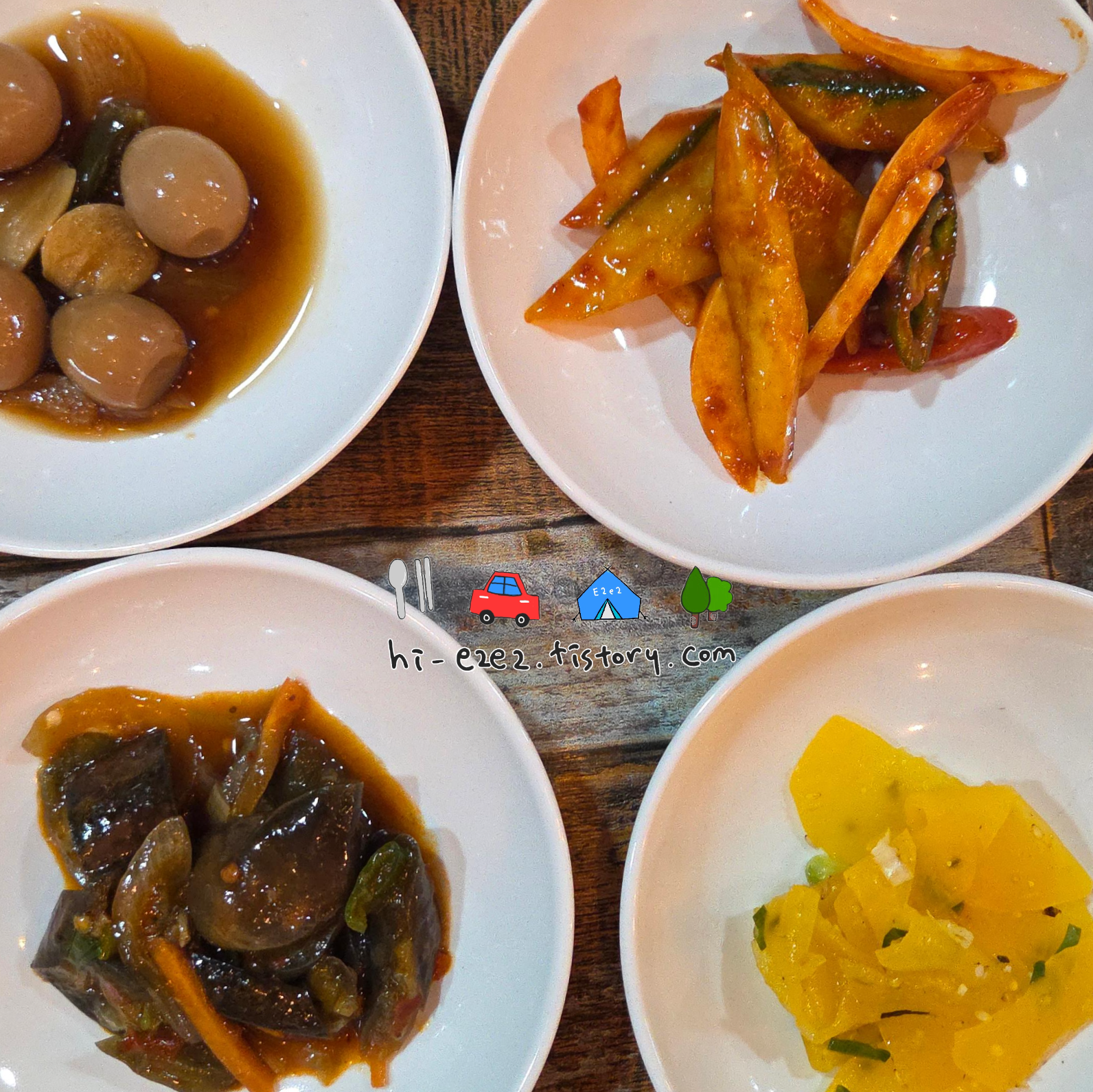 목포 관광 필수 와우식육식당 밑반찬