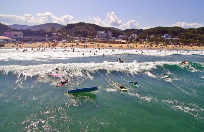 힐링 국내여행-양양 죽도해변 서핑
