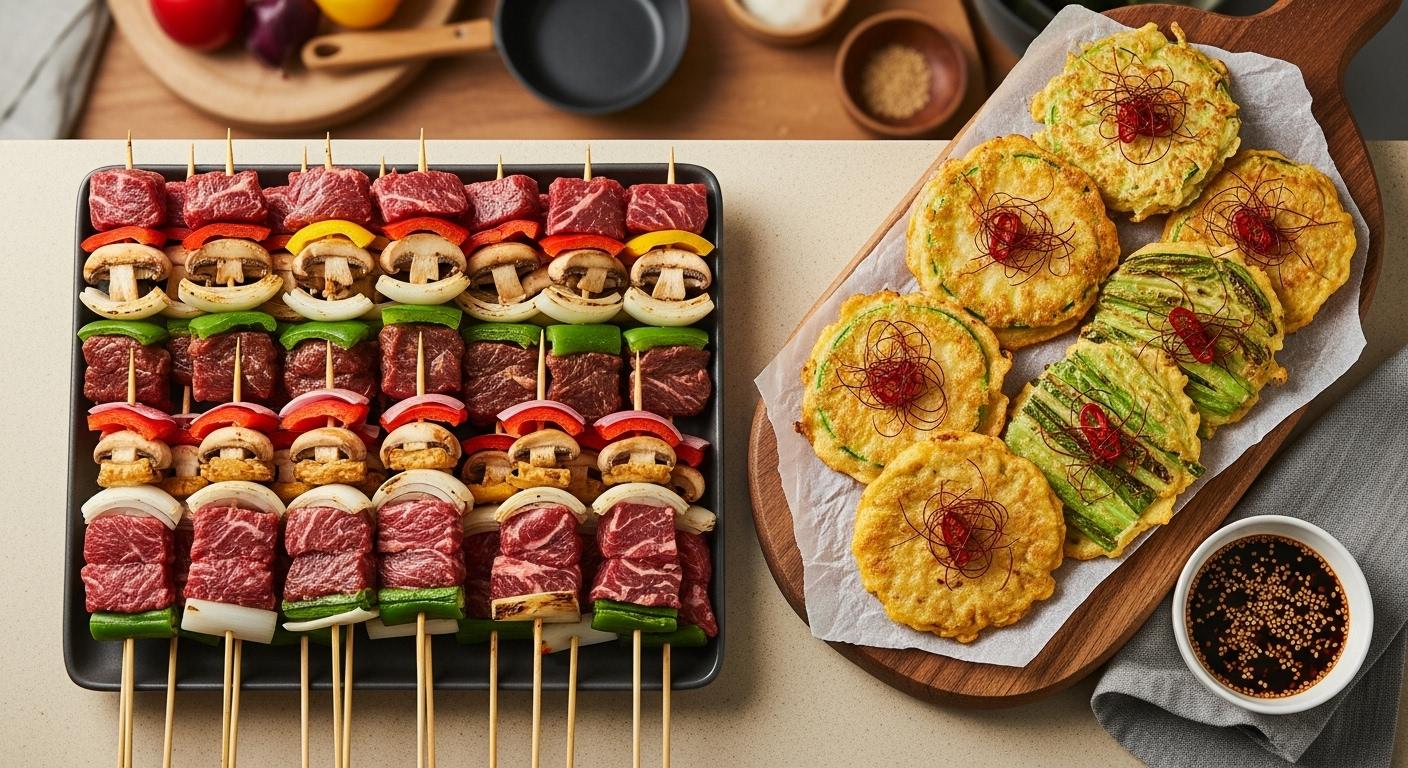 추석 음식 꼬치전 배추전 만들기