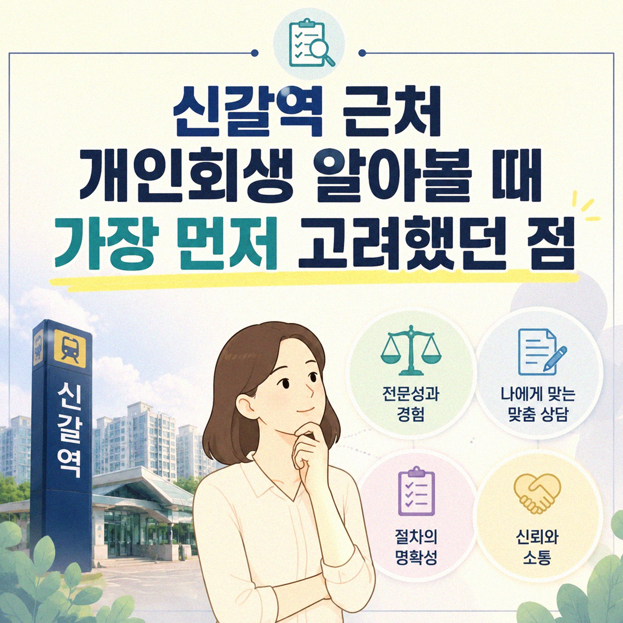 신갈역 근처에서 개인회생 알아본 솔직한 이야기