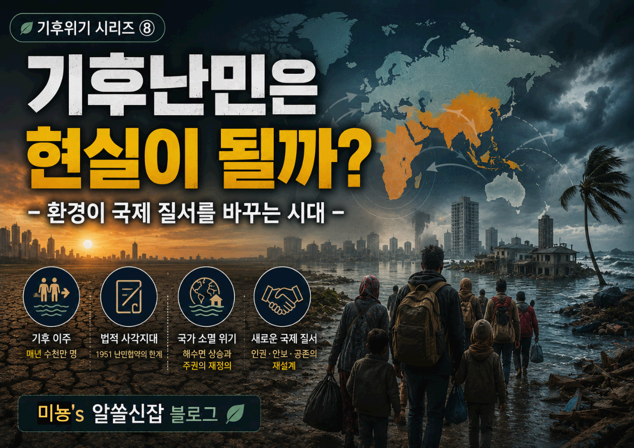 기후난민은 현실이 될까? - 환경이 국제 질서를 바꾸는 시대