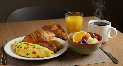 푸짐한 아침식사