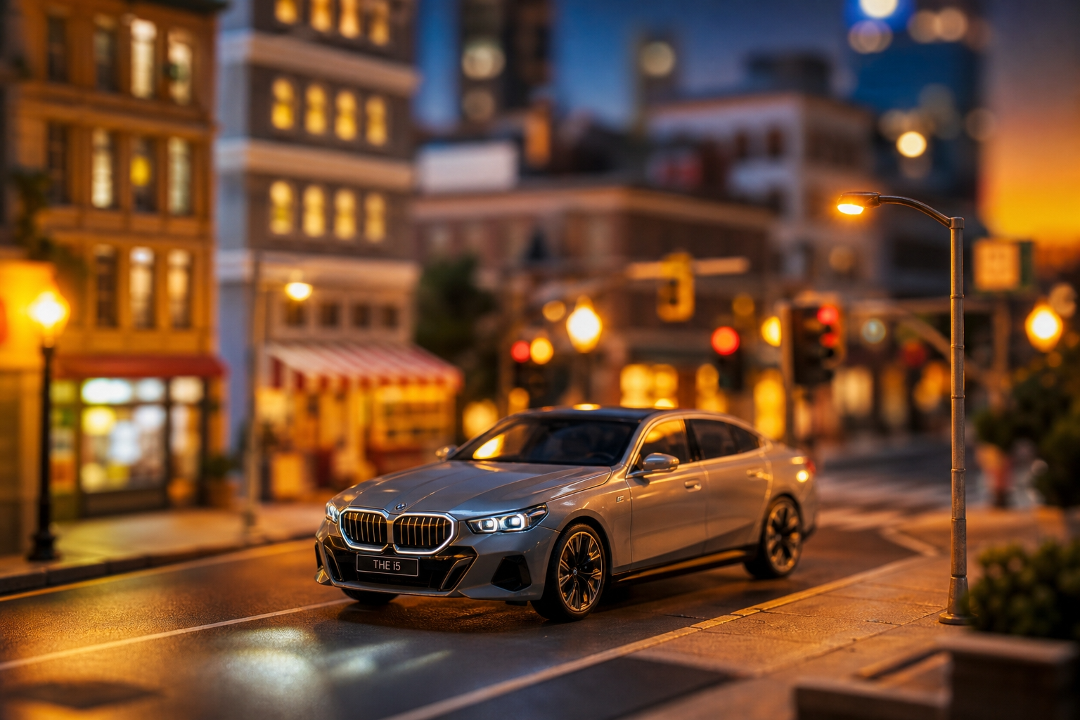 BMW i5 xDrive40 전기 세단 실내외 디자인