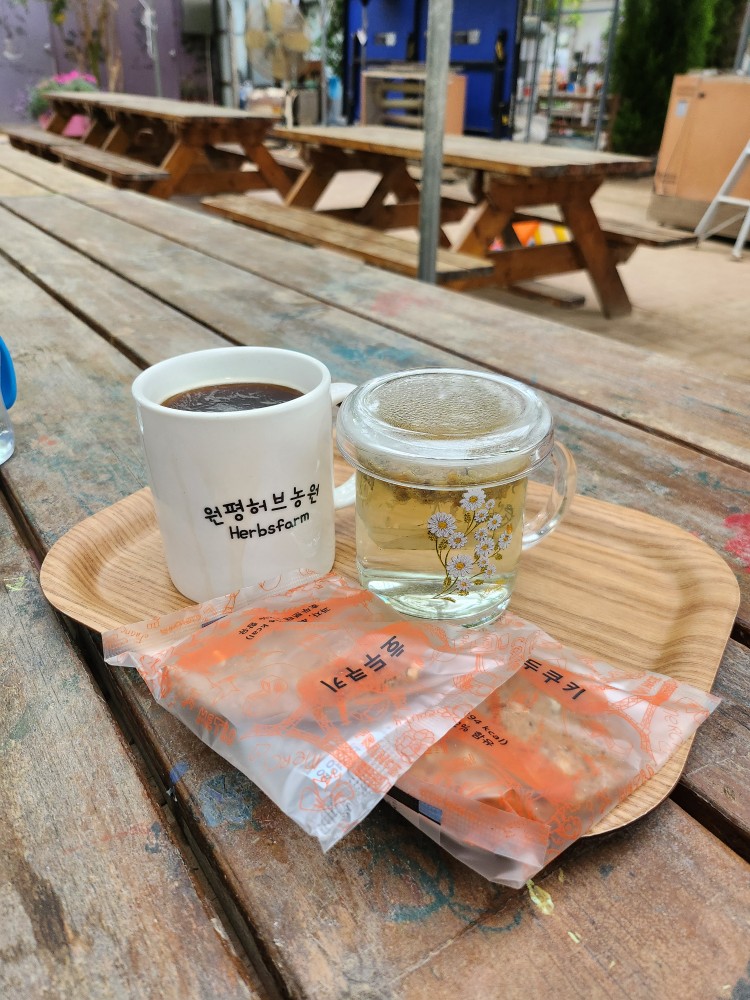 커피, 차, 쿠키