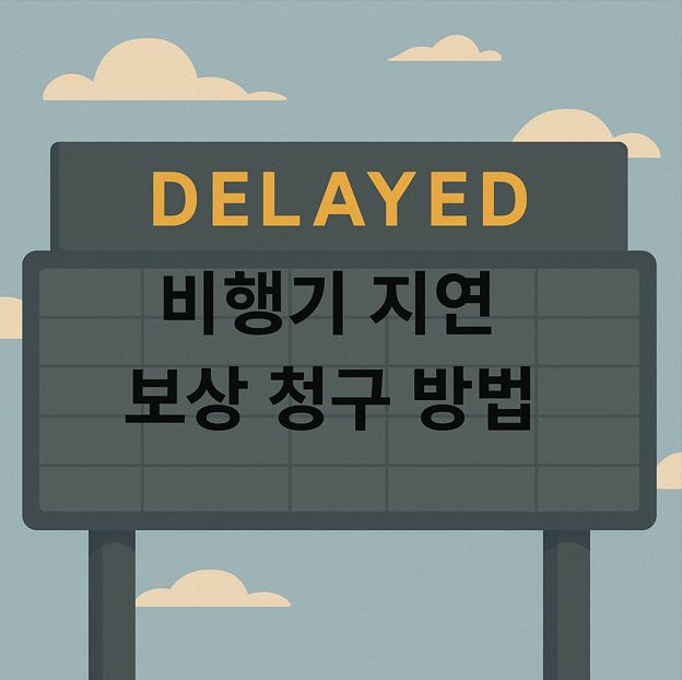 비행기 지연 보상 청구 방법