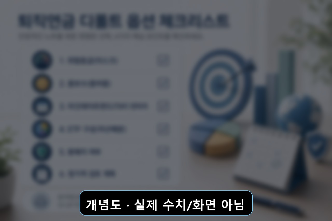 퇴직연금 디폴트옵션 ETF 2026 수수료 위험등급 체크리스트
