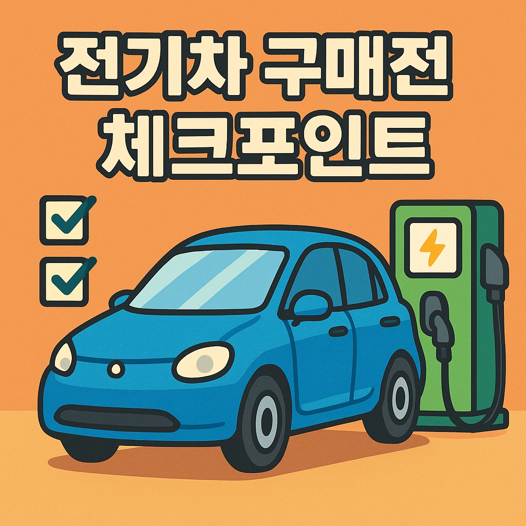 전기차구매전 체크포인트