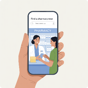 휴일지킴이약국 이용가이드 (검색) 이미지