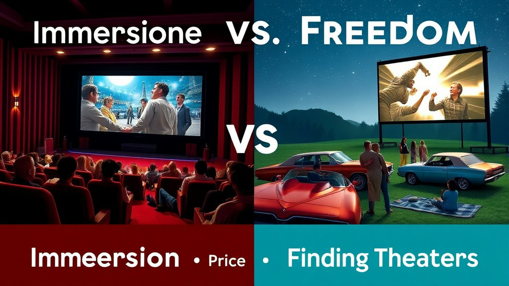극장 VS 차 극장: 몰입 vs 자유, 가격, 영화관 찾기 관련 사진