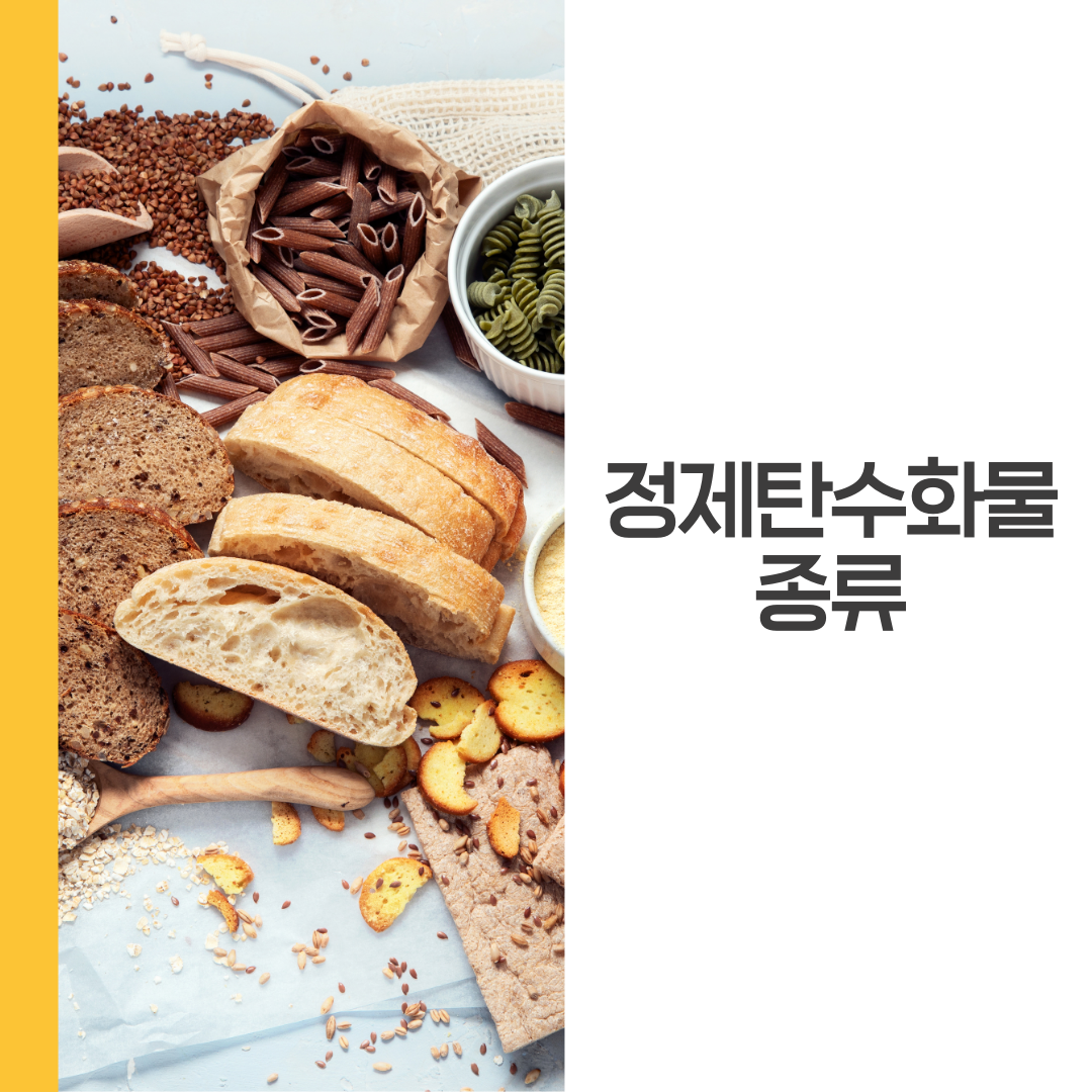 정제탄수화물 종류 우리가 자주 먹는 음식들