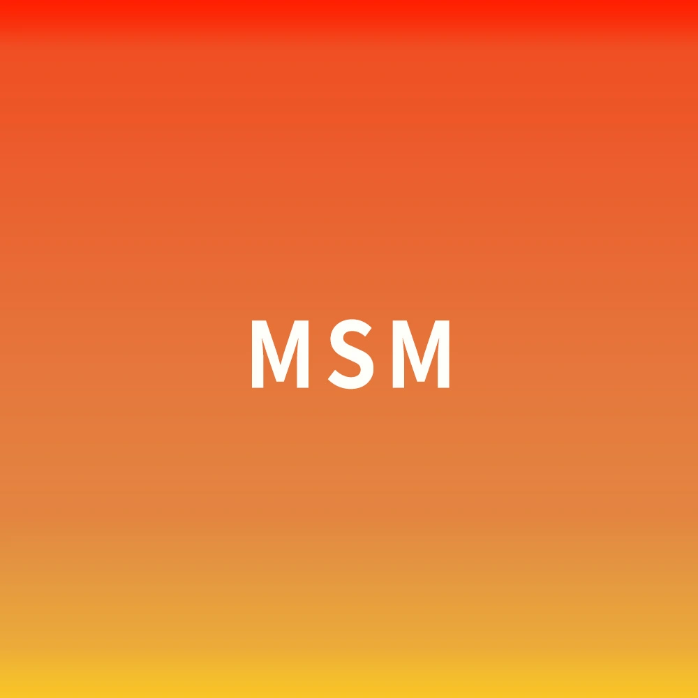엠에스엠-MSM