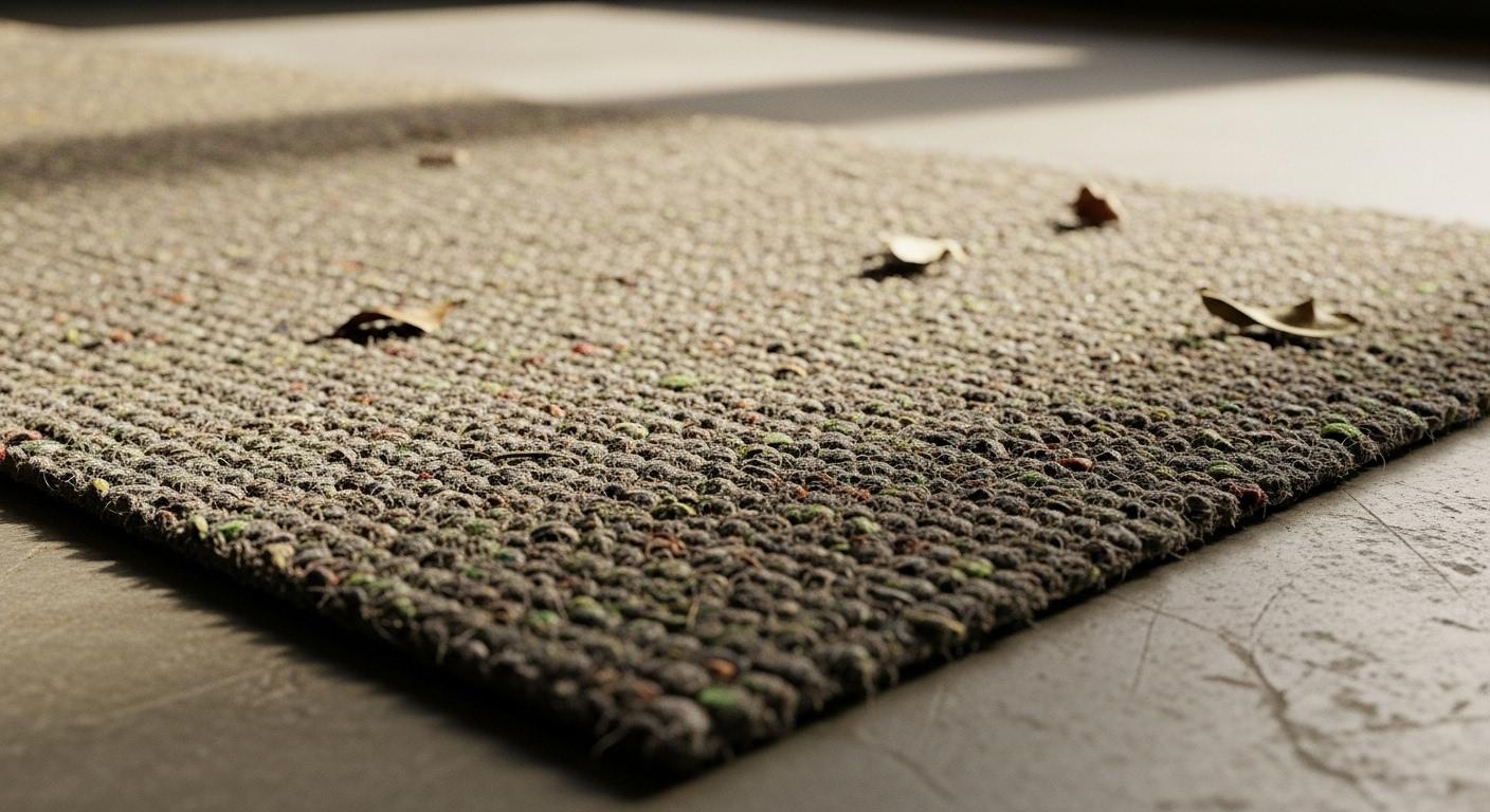 바닥매트 폐기물