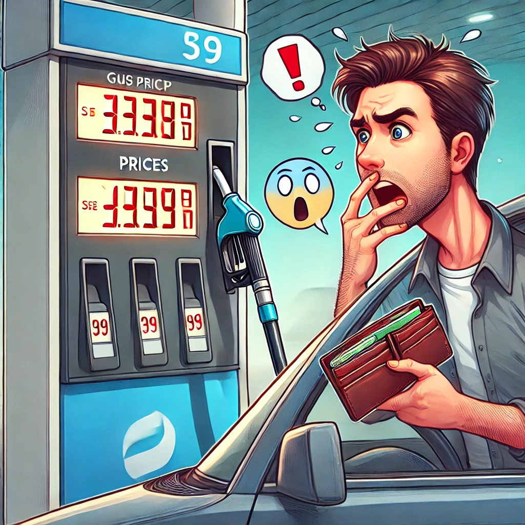 관리비에 대해 고민하는 청년 이미지