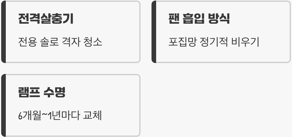 성능 유지를 위한 필수 점검, 유지관리